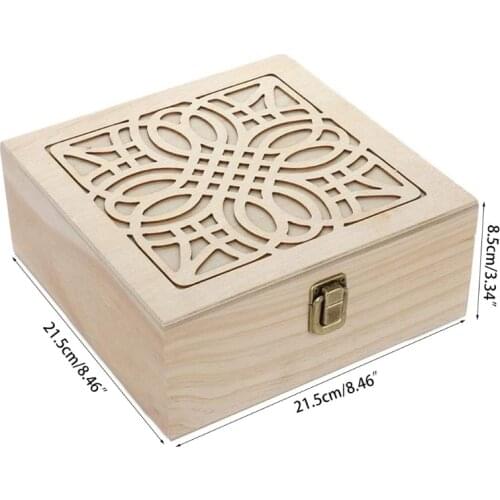 36Slot Essential Oil Bottle Wooden Storage Case Aromatherapy Oil Bottle Organize 203F