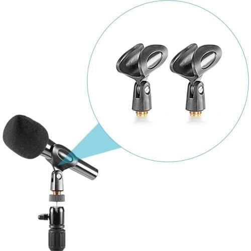 Bolymic Microphone Clamp Mic Clip Holder for Sennheiser e825, e835, e840, e845, e855 Microphone Clamp