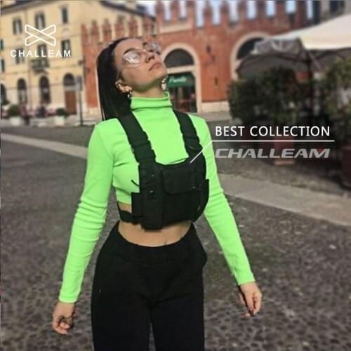 Men Functional Chest Bags Fashion Adjustable Pocket Pack Hip Hop Chest Rig Bag Tactical Streetwear For Women Chestbag G131