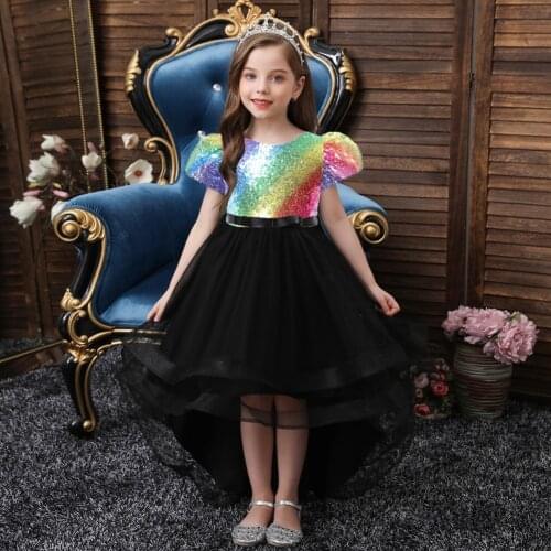 Summer Kids Formal Dress For Girls Clothes Flower Pageant Birthday Party Princess Dress Girl Clothes For 4 8 10 14 Years old