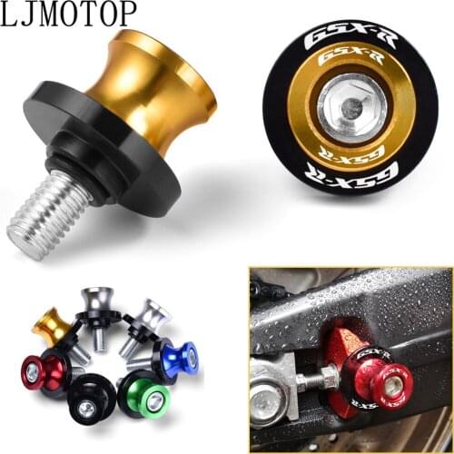 GSX-R For Suzuki Gsxr 600 GSX-R 750 GSXR600 GSX R 750 1000 8MM Motorcycle accessories CNC Swingarm Spools slider stand screws