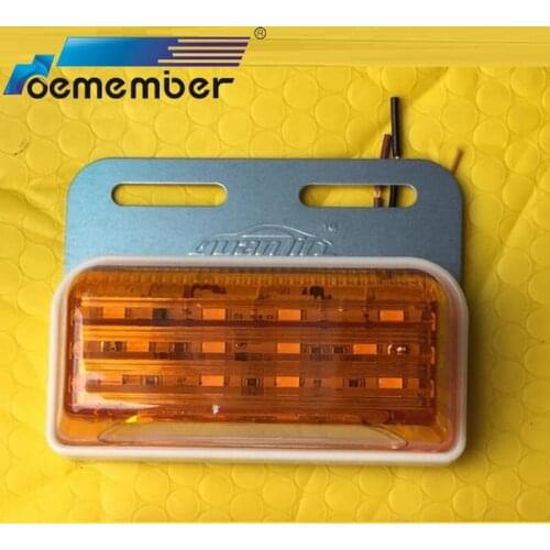 JH4003 series ultra-thin 24V LED Car side indicator light Trucks signal waterproof ground side light 3D Multicolor Hot sale