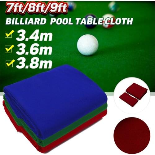 Mat Sports Game 7 8 9ft Club Felt Accessories Durable Billiard Pool Table Cloth Bar Playing Cover Snooker Professional Hotel