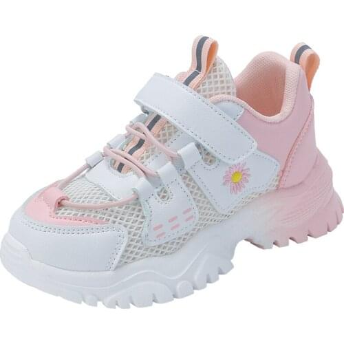 Sport Kids Sneakers Children Casual Shoes For Girls Walking Shoes Girls Sneakers Breathable Mesh Tenis Infantil Menino 2021