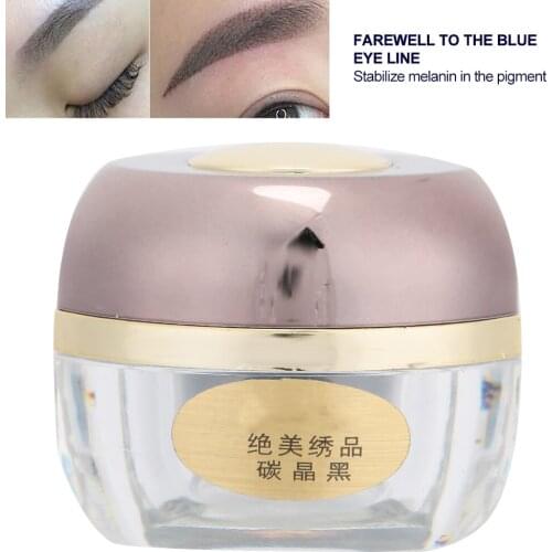 Eye Line Black Powder Professional Safe Tattoo Pigment Fast Absorption Color Mixing Eyeliner Black Powder Tattoo Accessory 5g