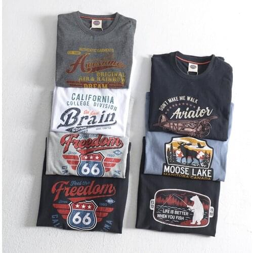 Men 2021 Summer New Punk Style 3D Print Vintage Casual Cotton Tee T-Shirts Shirts Men Fashion Motor O-Neck Soft T-shirts Tee Men