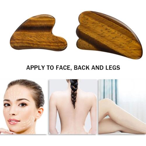 Tiger Eye Jade Roller And Gua Sha Set Gemstone Sawtooth Massage Roller Gouache Scraper Face Eye Massager Anti Wrinkle Relax Tool