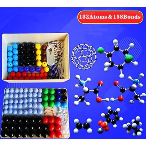 132 Atom Structure Set Organic Inorganic Chemistry Molecules Chemical Molecular Model Kit Educational Toys Gifts