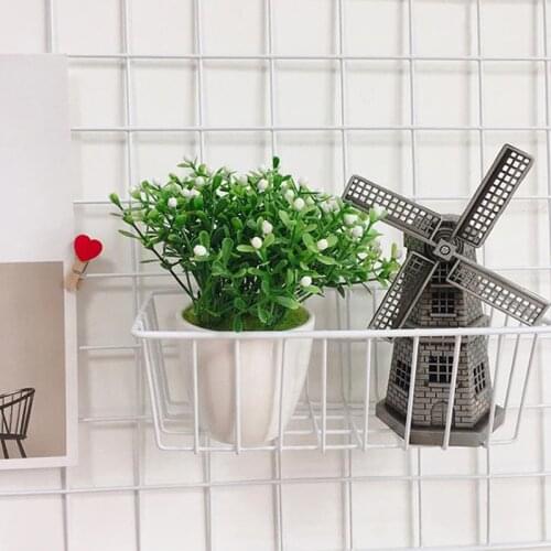 Wall Decoration Iron Grid Nordic Art Photo Displaying Frame Party Metal Shelf Mesh Postcards DIY Racks Dropshipping Modern Home