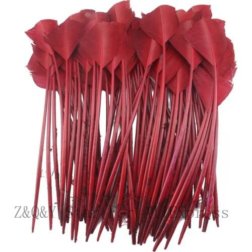 Natural 25-30CM Turkey Nest Lin Shear Round Dyed Wine Red DIY Craft Ornament Head Decorative Feather
