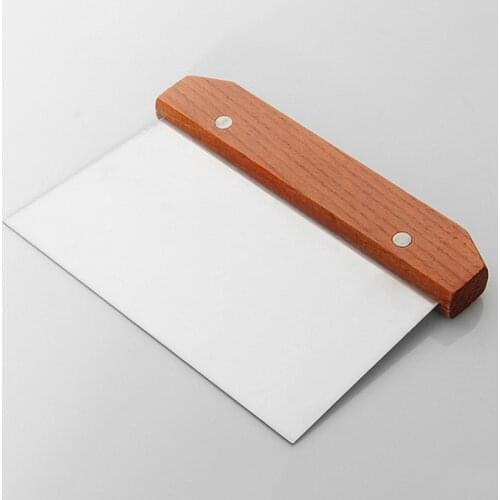 High Quality Dough Scraper Stainless Steel Pizza Cutter Kitchen Bakery Tools Cake Tool Scale Baking Tools for Cakes Baking Tools