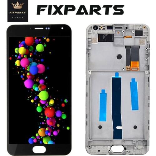 100% Original Quality LCD+Frame MEIZU M2 Note Lcd Display Screen Replacement MEIZU M2 Note LCD Digiziter Assembly