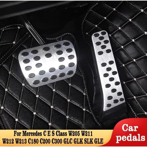 Car Accelerator Foot Rest Pedal Pad For Mercedes C E S Class W205 W211 W212 W213 C180 C200 C300 GLC GLK SLK GLE Accessories