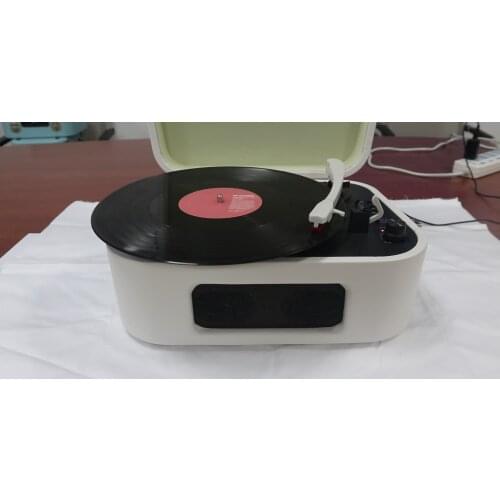 Portable turntable with USB Encoding 3 Speed BT phonograph
