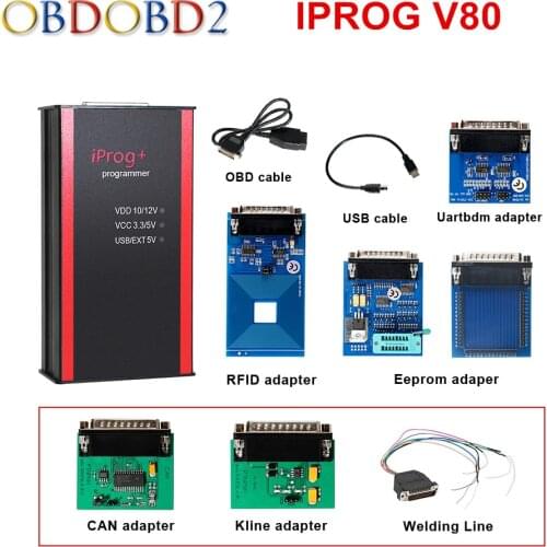 Newest Iprog+ Programmer V84 Support IMMO+Mileage Correction+Airbag Reset Iprog Pro Till 2019 Replace Carprog/Digiprog/Tango