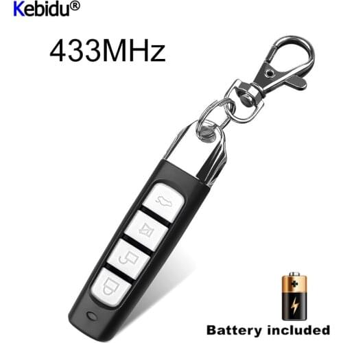 Kebidu 433MHZ Remote Control Garage Gate Door Opener Remote Control Duplicator Clone Cloning Code Car Key