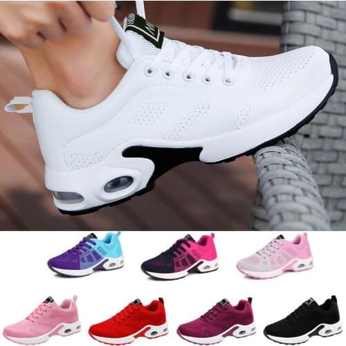 Plus Size Outdoor Air Cushion Womens Sports Shoes for Gym White Woman Sneakers Platform Sport Shoes Running Tennis New GMB-1642
