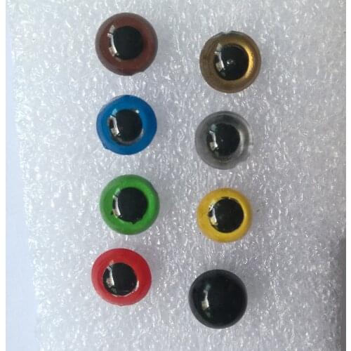 Multicolor Doll Eyes Safety Eyes for Teddy Bear Stuffed Toys Snap Animal Scrapbooking Puppet Dolls Craft Eyes Sewing Buttons