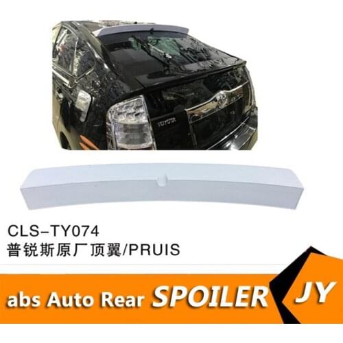 For TOYOTA PRIUS Roof Spoiler 2018-2019 PRIUS Roof spoiler High Quality ABS Material Car Rear Wing Primer Color Rear Spoiler