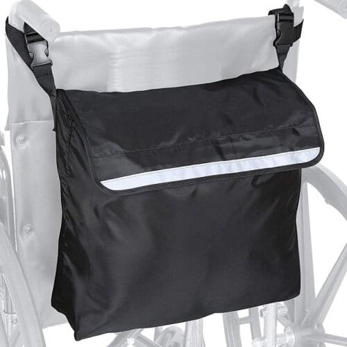 ELOS-Wheelchair Bag Outdoor Portable Wheelchair Backpack Shopping Storage Scooter Walker Frame Storage Handbags