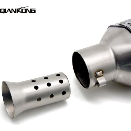 For Kawasaki KX250F KX250 KX450F Universal 51mm Exhaust Pipe Muffler DB Killer Silencer For All 65-500cc SX/SX-F/EX/EXC-F