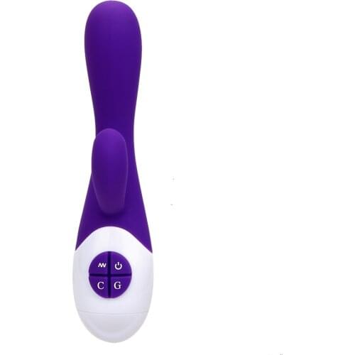 IKOKY Clitoris Stimulate Dual Vibration AV Stick Adult Products G-spot Vibrator Sex Toys for Woman Female Masturbation 16 Speed