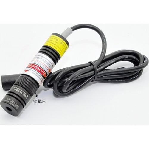 High Quality Focusable 648nm 50mw High Light Red Laser Dot Module for Wood Cutting Mechanical Positioning Clothes Cutting