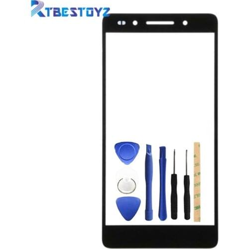 RTBESTOYZ New Replacement LCD Front Touch Screen Outer Glass Lens For Huawei Honor 7 With Tools Set