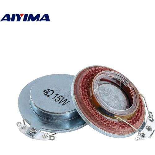 AIYIMA 2pcs Audio Speakers 35/44mm Plane Vibration Speaker Resonance Speaker 15W 4 ohms DIY For Home Theater
