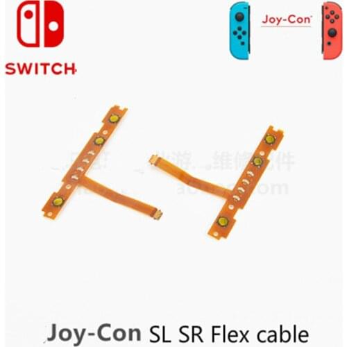 100sets/Lot Original SL SR Button with LED Flex Cable repalcement for Nintend Switch NS Joy-con Controller repair part