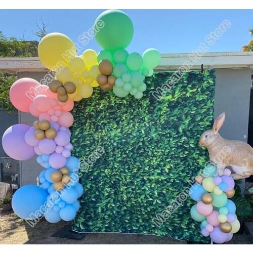 145pcs Macaron Yellow Wedding Birthday Party Background Baby Shower Decor Supplies Event Celebration Balloon Garland Arch Kits