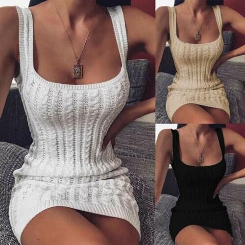 2019 New Fashion Womens Solid Color Dress Knit Chiffon Mini Dress Summer Party Beach Short Sleeve Sundress