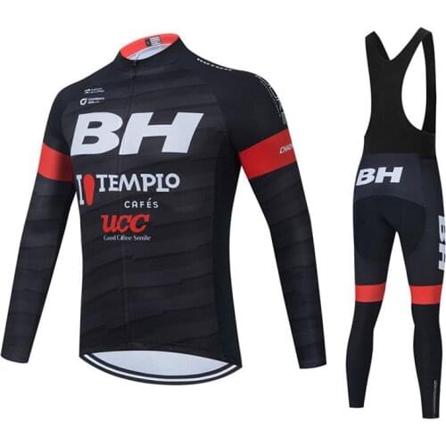 2021 BH Team Autumn Cycling Jersey Set Long Sleeve Mountain Bike Clothes Wear Men Racing Bicycle Clothing Ropa Maillot Ciclismo