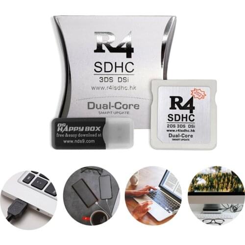 R4 SDHC Adapter Secure Digital Memory Card Burning Card Game Card Flashcard Durable Material Compact And Portable Flashcard