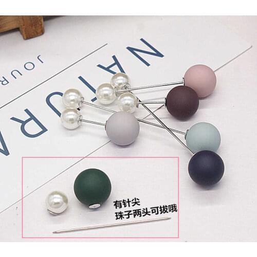 Accessories Version Collar Brooch Cardigan Color Kerongsang Pearl Pin Fashion Scarf of Shawl Korean