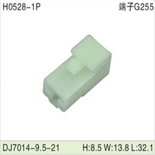 Free shipping 500pcs DJ7014-9.5-21 9.5mm 1Pin AMP Car Electrical Wire Connectors for AUdi,VW，BMW，Honda，Toyota，Ford，Mitsubishi