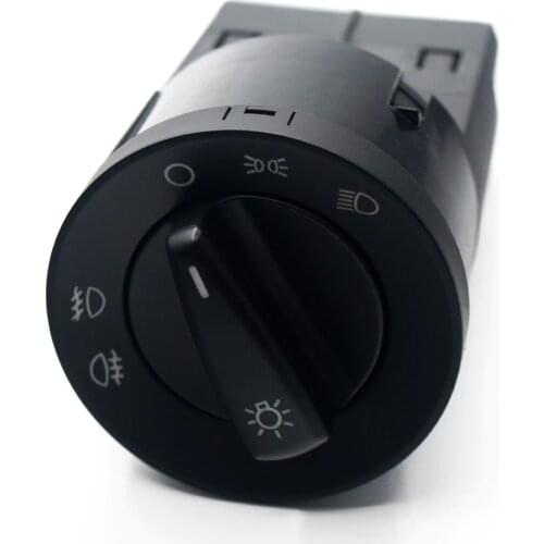 Free shipping! Headlight Fog Lamp Switch Knob For SKODA Fabia Octavia 1996 - 2014 Roomster Praktik SuperB OE 5JD 941 531