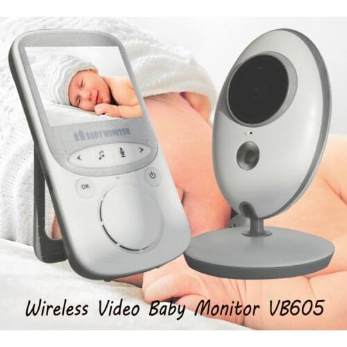 2.4 inch Wireless LCD Video Baby Monitor With Music intercom Night Vision Temperature Monitoring Walkie Talkie Babysitter VB605