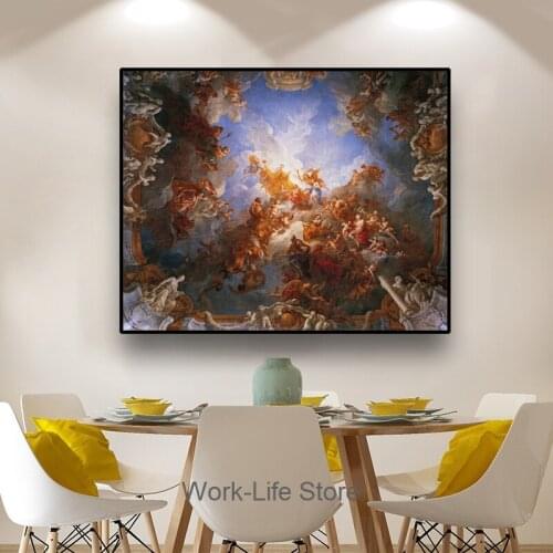 Gods Figure Artwork Canvas Poster Painting Wall Hanging The Paradise Angel Pictures for Living Room Bedroom Home Decor No Frame