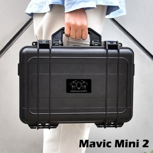Mavic Mini 2 Explosion-proof Case Box ABS Waterproof Hard Cover Shell Handbag Travel Bag For DJI Mavic Mini 2 Drone Accessories