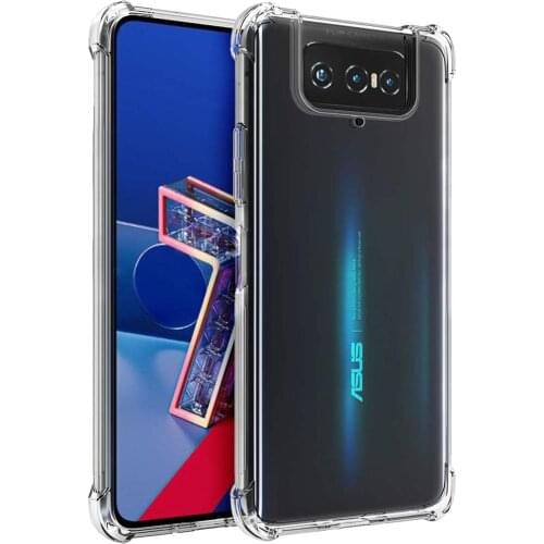 Case For Zenfone 7 ZS670KS Shockproof Durable Airbag Soft TPU Reinforced Corners Cover For Asus Zenfone 7 ZS670KS 7 Pro ZS671KS