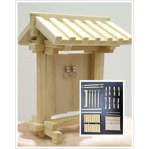 DIY Wooden Traditional Chinese Architecture Concierge | Tenon-and-mortise structure model | Assembly without screws and glue