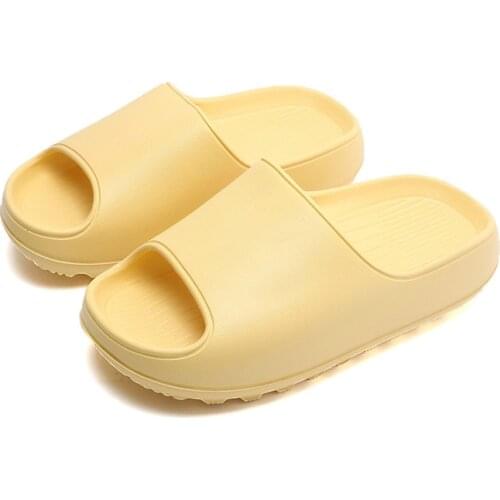 Women Slippers Indoor and Outdoor Wear Non-slip Soft-soled Thick-soled Bathroom Bath Slippers for Men House Slippers