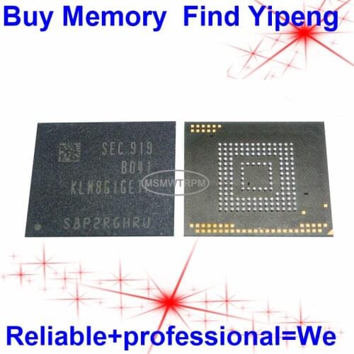 KLM8G1GETF-B041 BGA153Ball EMMC5.1 5.1 8GB Mobilephone Memory New original and Second-hand Soldered Balls Tested OK
