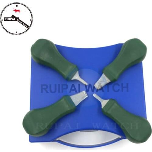 Watch Tool 4 Assort Size Watch Back Pry Opener Tool For Watchmaker Battery Replacement or Repair,Watch Opener knife set