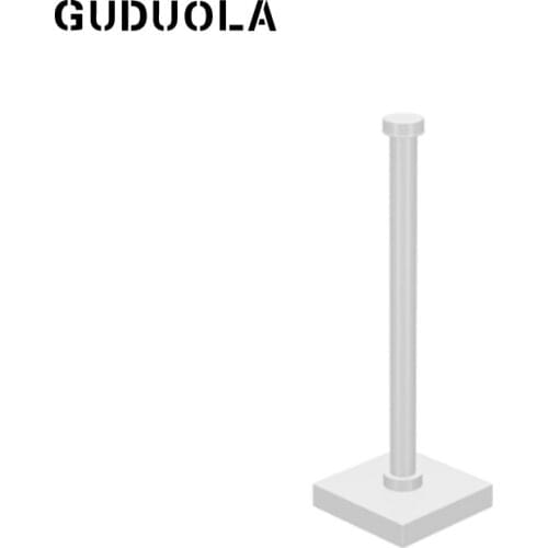 Guduola Special Brick Tile 2x2 Road Sign Base (without Stop Ring) (30256) MOC Building Block Educational DIY Toy Parts 20pcs/LOT