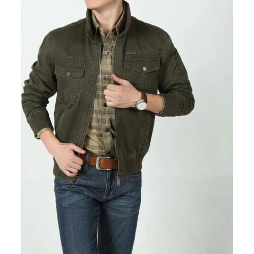 Spring Autumn Military Jacket Men High Quality Outwear Windbreaker Bomber Jacket Casual Jaqueta Masculina Size M-3XL Veste homme