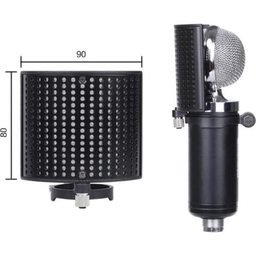 Metal Mesh Microphone Filter Mic Windscreen Cover Studio Shield for 44-48mm Diameter Microphone