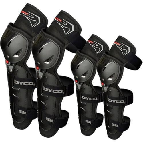 4PCS Motorcycle Knee Pads And Elbow pads Protector Motorcycle Motocross Riders Protective Equipment Moto Racing Guard Safety