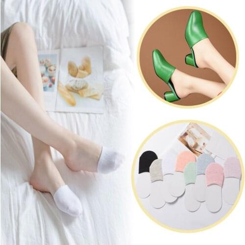 Socks Womens Summer Half Invisible Forefoot Socks Thin Color Invisible Breathable High Heels Socks Fashion Socks Women